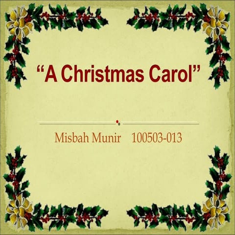 A christmas carol