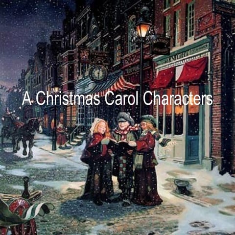 A christmas carol characters