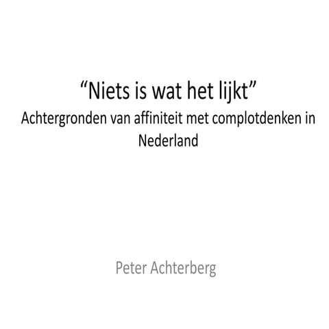 Niets is wat het lijkt | PPTX | Christianity | Religion & Spirituality