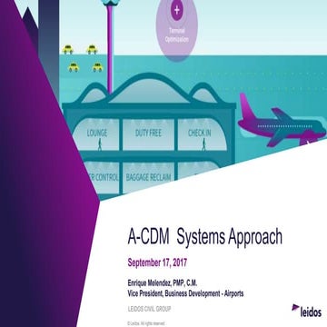 Airport Collaborative Decision Making: Systems Approach