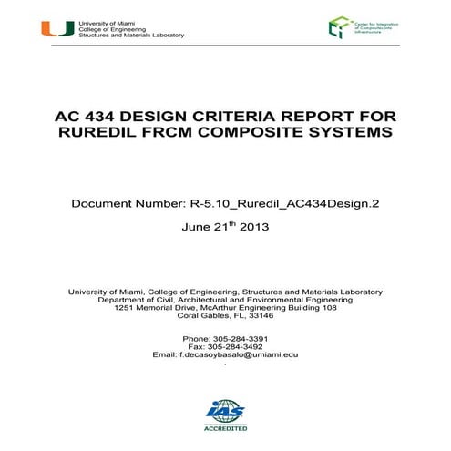 AC 434 DESIGN CRITERIA - RUREDIL | PDF