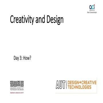ACI Design Creativity 2015 Day 03