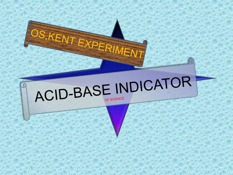 acid base indicators