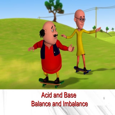 Acid and base