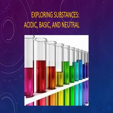 Acid base indicators | PPTX