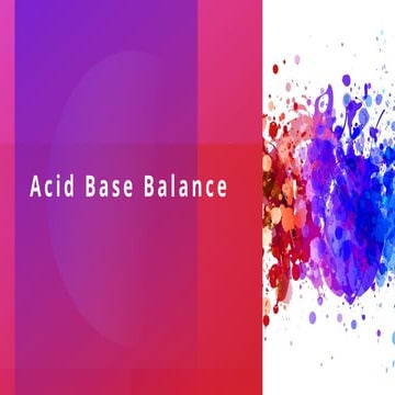 Acid Base Balance Persephone hgvcdbdjdnbbvv