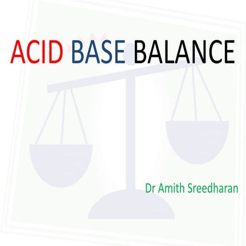Acid base balance 