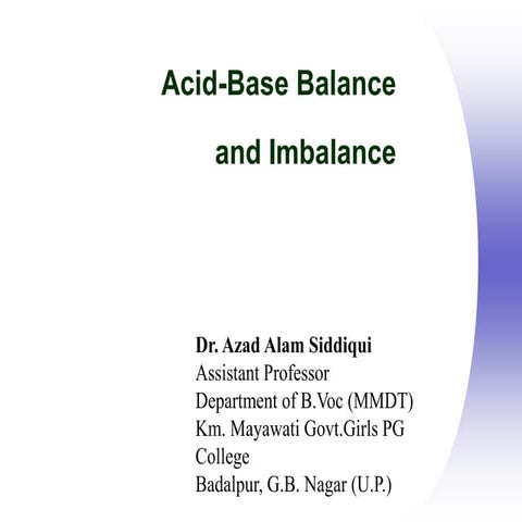 Acid base lecture