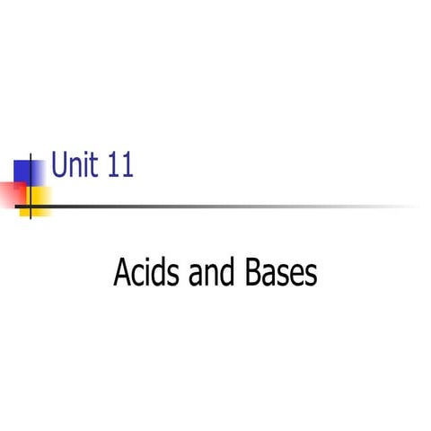 Acid Base Notes (H)