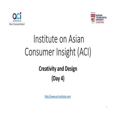 ACI design and creativity slides 2019 day4
