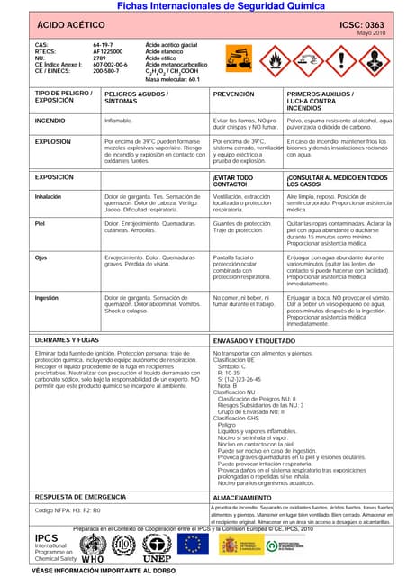 Acido acetico glacial