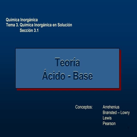 Acido base