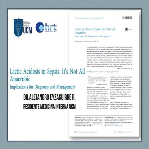 Acidosis láctica en sepis