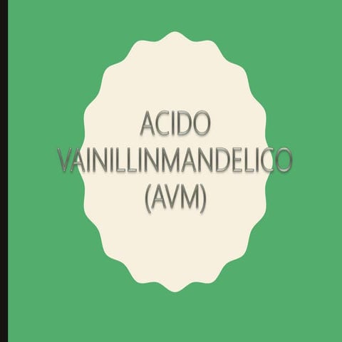 Acido vainillinmandelico 