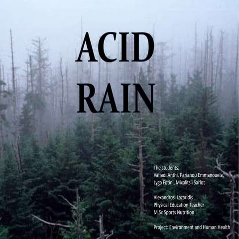 Acid rain