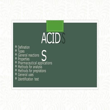 ACIDS.pptx chemistry chemistry chapter c | PPTX