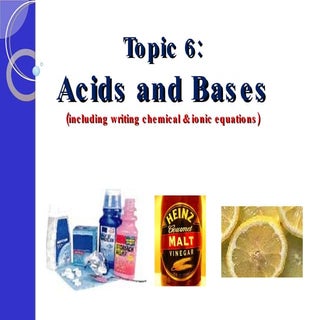 Acids And  Bases