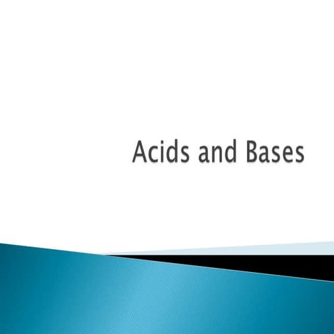 Acids and Bases