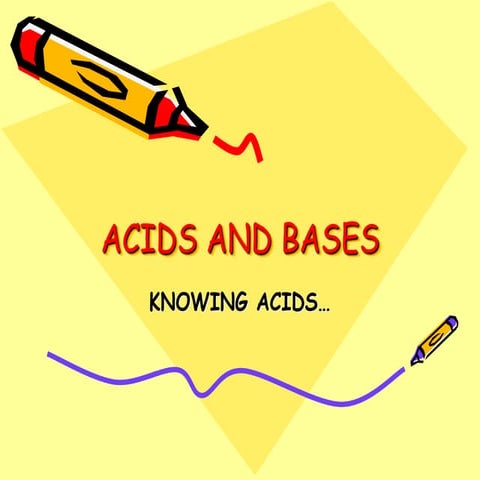 Acids and bases