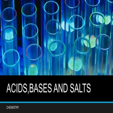Acids,bases and salts