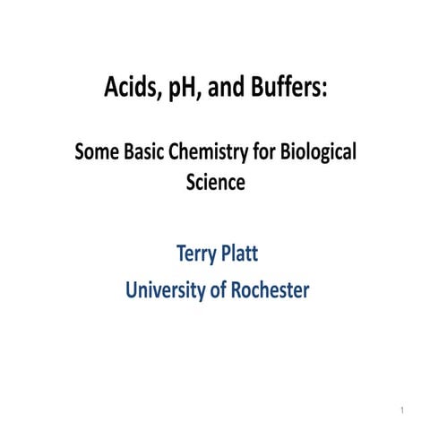 Acids buffers | PPT