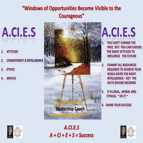 “Windows of Opportunities"