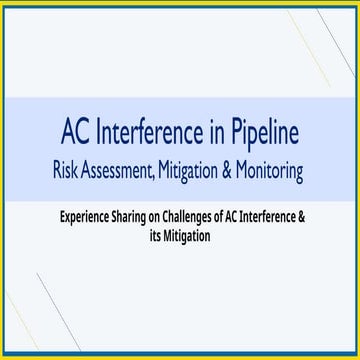 AC Interference Analysis and Mitigation | PPTX