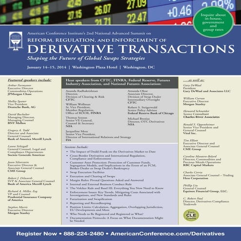 ACI's 2nd National Derivatives Summit 