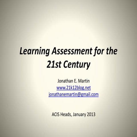 Acis assessment presentation for posting
