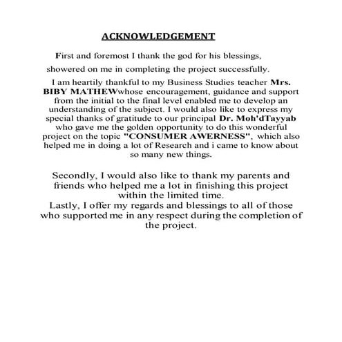 Acknowledgement | DOCX