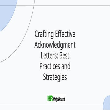 Acknowledgement Sample, Acknowledgement Letter | PPTX