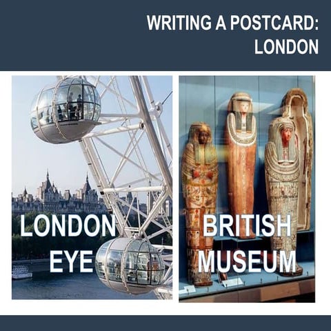 How to write a postcard | PPTX