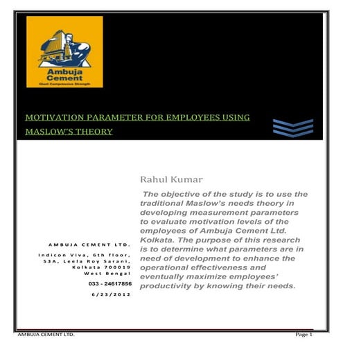  Motivational  questionier