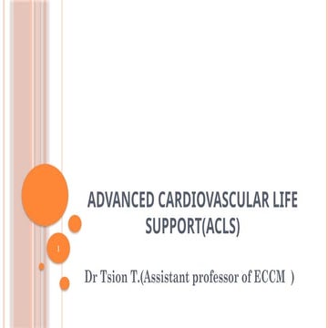 Comprehensive Advanced Cardiovascular Life Support (ACLS) Training and ...