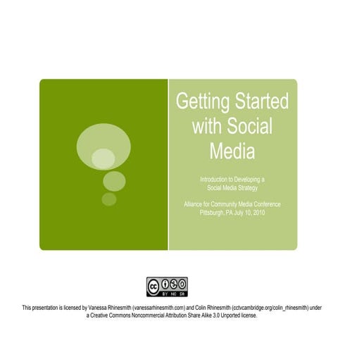 Getting Started with Social Media
