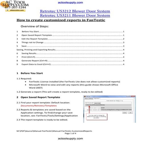 Retrotec Blower Door Hers Rating | PDF