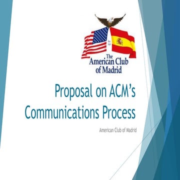 Communications Process fro the ACM