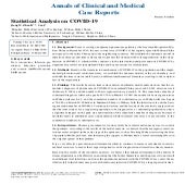 Statistical Analysis on COVID-19