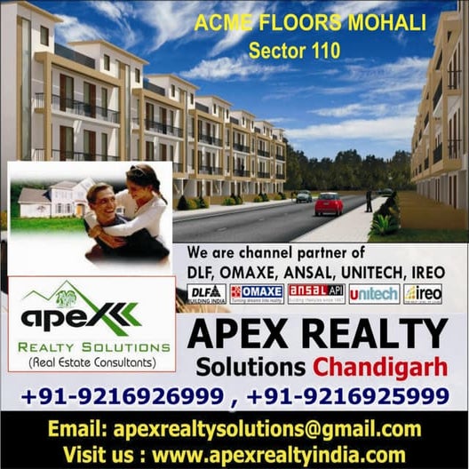Acme Floors Mohali at Sector 110, Mohali "Apex Realty"