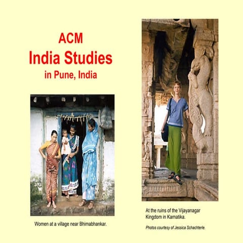 Acm india studies 2005