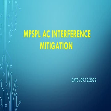 AC Mitigation PPT of Petroloeum pipeline | PPTX