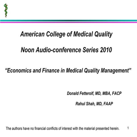 ACMQ NoonConference100527