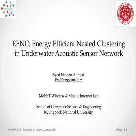 EENC: Energy Efficient Nested Clustering in Underwater Acoustic Sensor Network