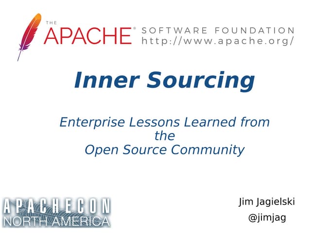Inner Source: Enterprise Lessons from the Open Source Community.