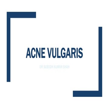 Acne vulgaris