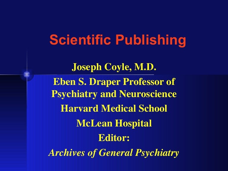 Scientific Publishing