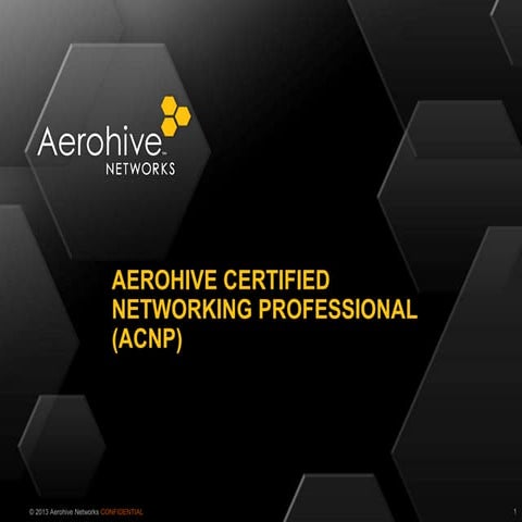 Aerohive Configuration guide. 