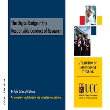 The Digital Badge in the Responsible Conduct of Research, an example of a col...