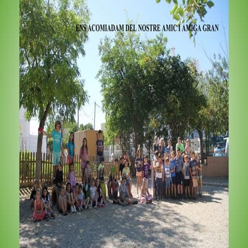 Acomiadament amic i amiga gran