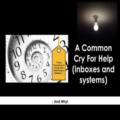 A Common Cry for Help (inboxes and systems)